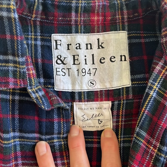 Frank and Eileen Women’s Relaxed Plaid Flannel Size Small - Picture 4 of 9